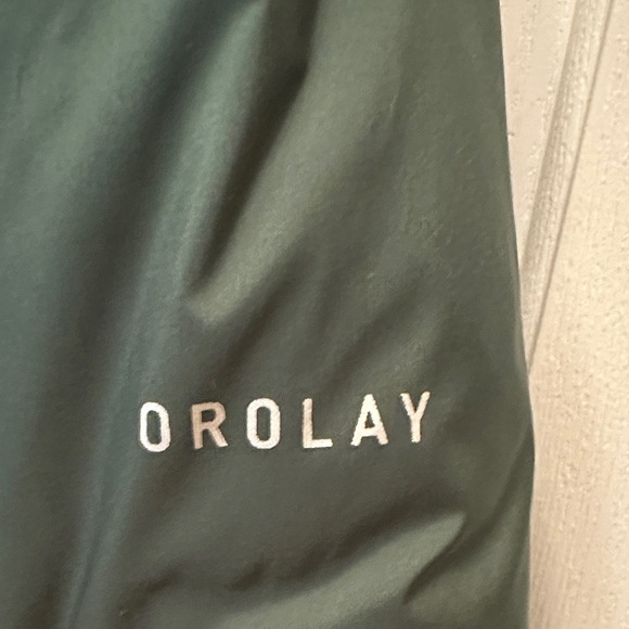 Orolay Green Down Puffer Jacket zippered pockets Size M - Picture 3 of 8